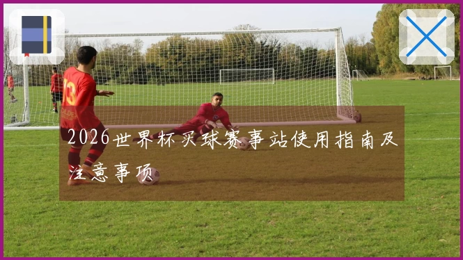 2026世界杯买球赛事站使用指南及注意事项