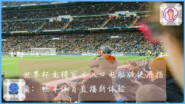 世界杯竞猜官方入口电脑版使用指南：畅享体育直播新体验