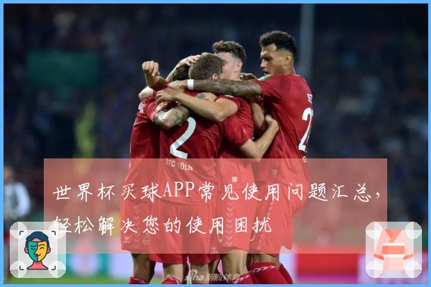 世界杯买球APP常见使用问题汇总，轻松解决您的使用困扰